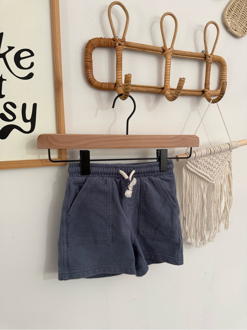 Little Co by Lauren Conrad - 2T - blue drawstring shorts - Picture 2 of 7